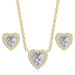 Crystal Gold Jewelry Set 3