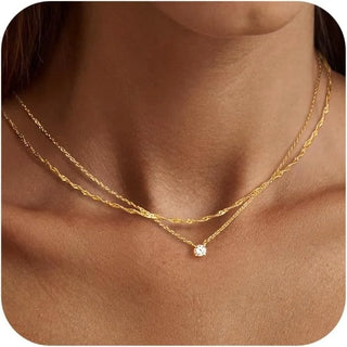 Zircon Crystal Choker Necklace