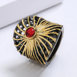 Zircon Gold Ring 4