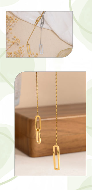 Gold Stainless Pendant Necklace
