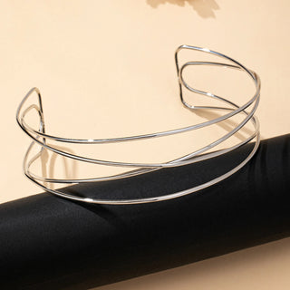 Lines Stylish Choker Necklace