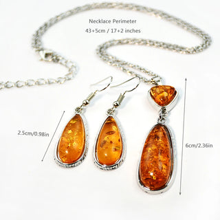 Silver Chain Jewelry Set