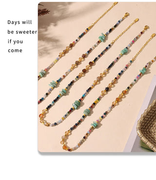 Crystal Gold Necklace