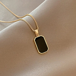 Chain Pendant Choker Necklace 2