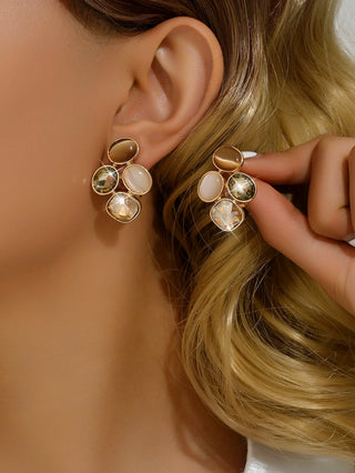 Unique Colorful Stud Earrings