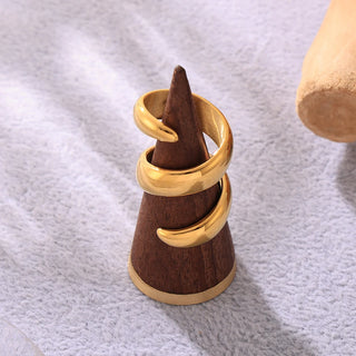 Gold Stainless Ring 6