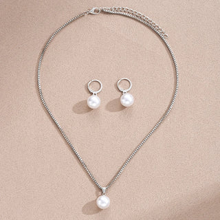 Pearl Pendant Jewelry Set