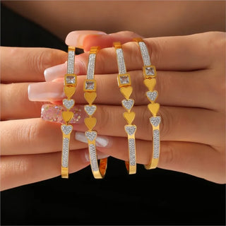 Zircon Gold Bracelet 6
