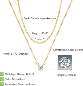 Zircon Crystal Choker Necklace