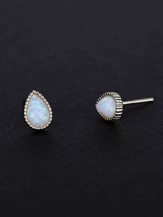 Zircon Gold Stud Earrings 3