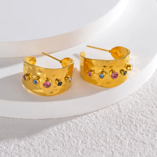 Zircon Gold Ring 18