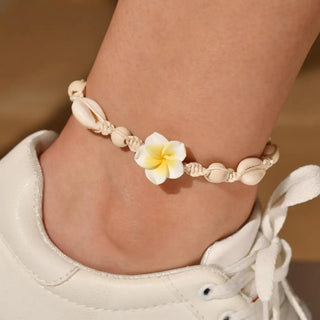 Floral Shell Bracelet