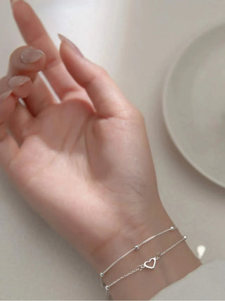 Heart Chain Bracelet