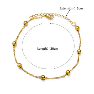 Gold Stainless Anklet 2