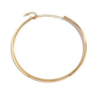 Gold Silver Choker Necklace 2