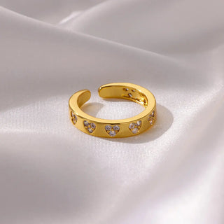 Zircon Gold Ring 19