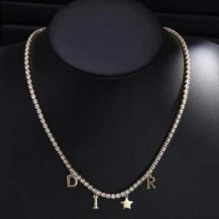 Zircon Star Pendant Necklace 2