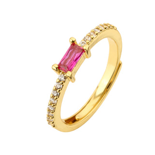Zircon Gold Ring 9