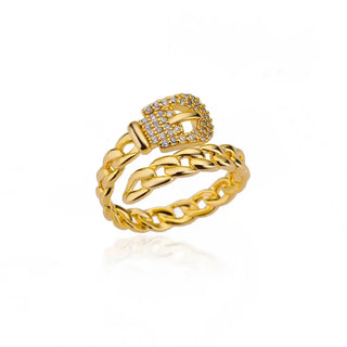 Zircon Gold Ring 21