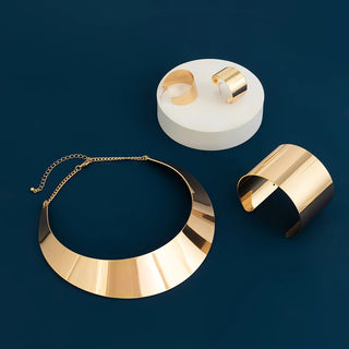 Exaggerated Wide Jewelry Set