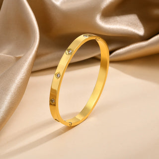 CZ Gold Bracelet