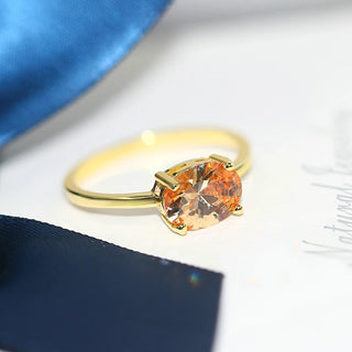 Zircon Gold Ring 6