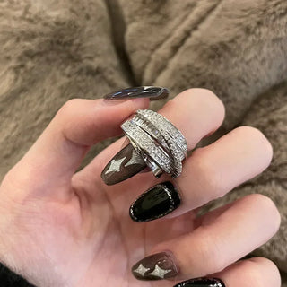 Zircon Silver Ring 7