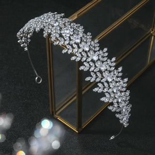 Pearl Crystal Bridal Tiara