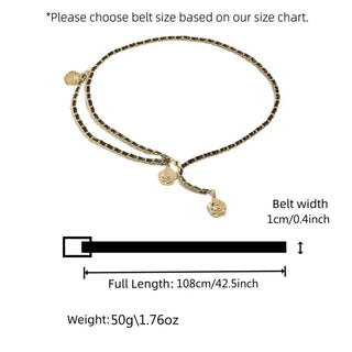 Floral Chain Waist Belt 2