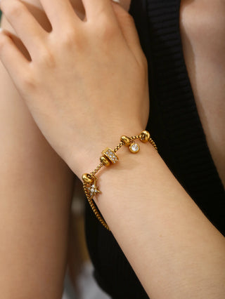 Zircon Gold Bracelet 5