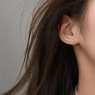 Gold Silver Stud Earrings