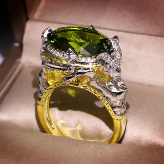 Crystal Gold Ring