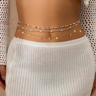 Pearl Beaded Waist Chain 2