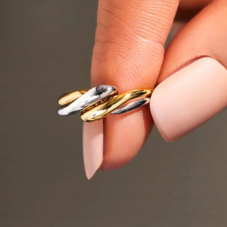Gold Silver Ring 7