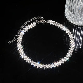 Chain Pendant Choker Necklace