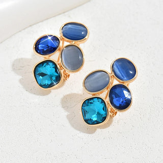 Unique Colorful Stud Earrings