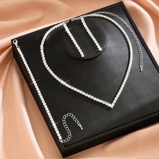Crystal Zircon Jewelry Set