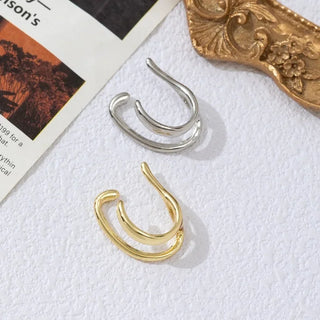Gold Silver Earrings
