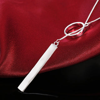 Silver Chain Pendant Necklace 5