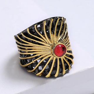Zircon Gold Ring 4