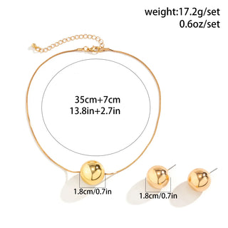 Gold Silver Jewelry Set