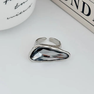 Crystal Heart Ring