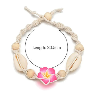 Floral Shell Bracelet
