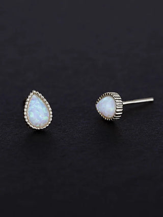 Zircon Gold Stud Earrings 3