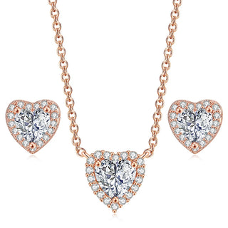 Crystal Gold Jewelry Set 3