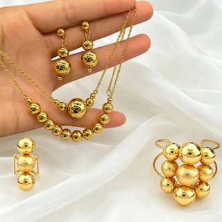 Gold Classic Jewelry Set 2