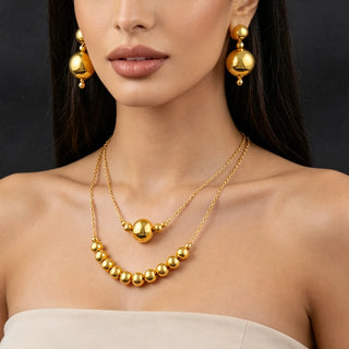 Gold Classic Jewelry Set 2