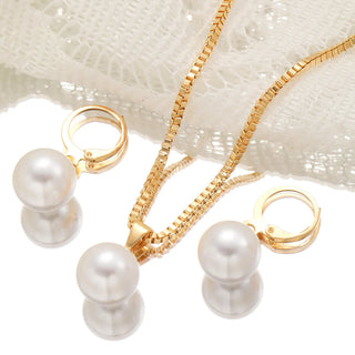 Pearl Pendant Jewelry Set