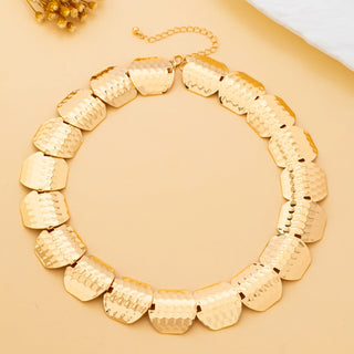 Geometric Round Necklace