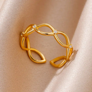 Zircon Gold Ring 21
